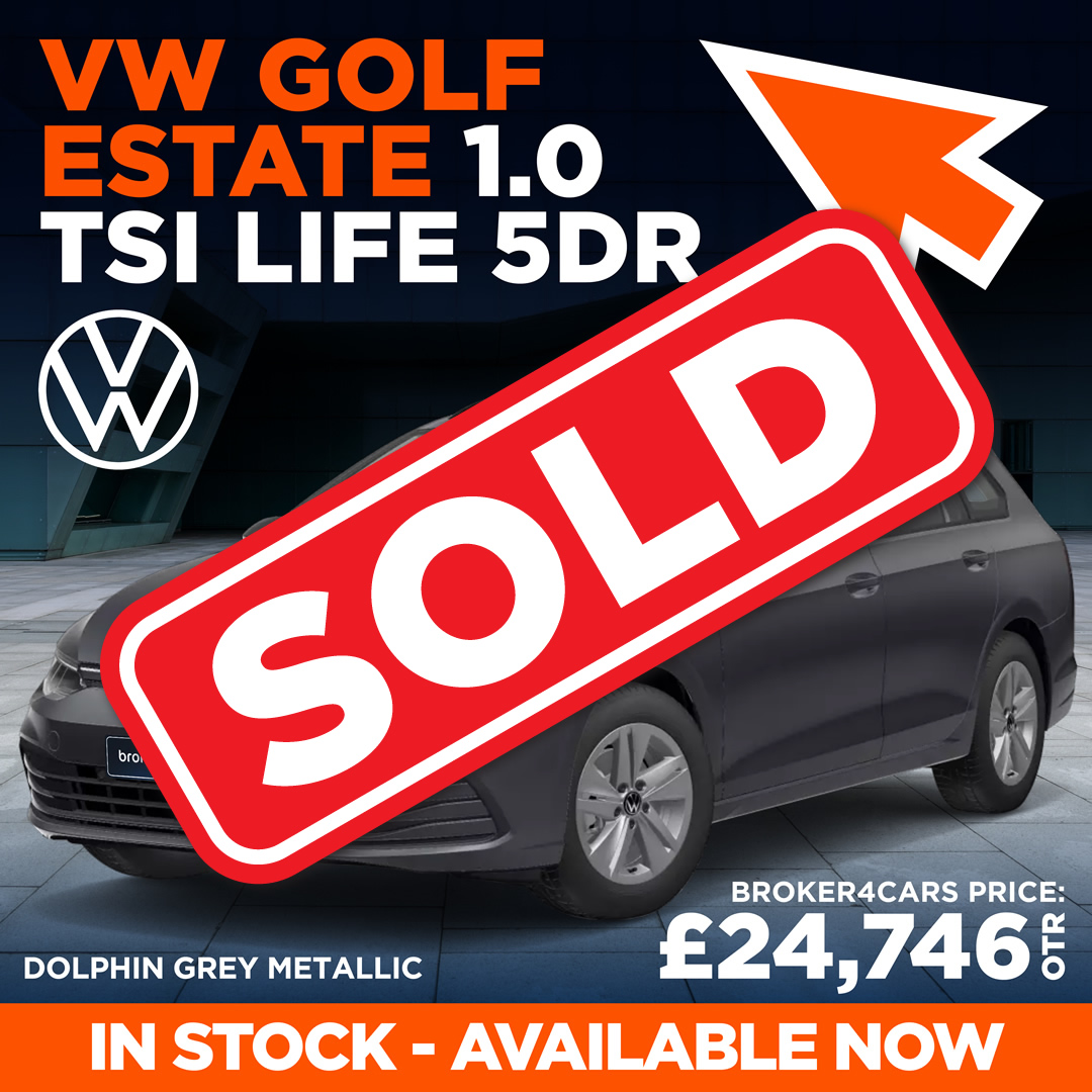 VW Golf Estate 1.0 TSI Life 5DR. Dolphin Grey Metallic. In Stock Available Now. Broker4Cars Price £24,746 OTR